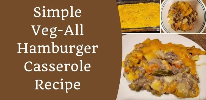 Need a quick and easy recipe to make? Try this Veg-All hamburger casserole recipe. You are sure to love it!