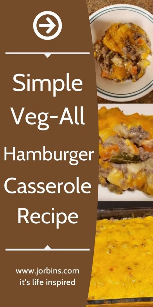 Are you in need of a quick and easy meal to make for your hungry family? Give this simple Veg-All hamburger casserole recipe a try. You are sure to enjoy it! Plus, there are many alternative ingredients and flavors you can add to personalize it to your taste.