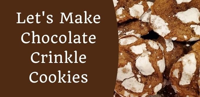 An irresistible chocolate crinkle cookie recipe you have to make!